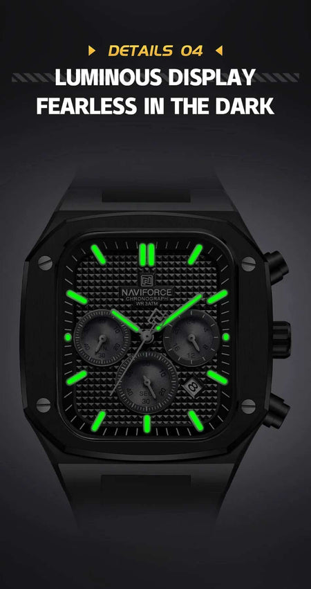 Naviforce NF-8037 Square Chronograph Edition image 15