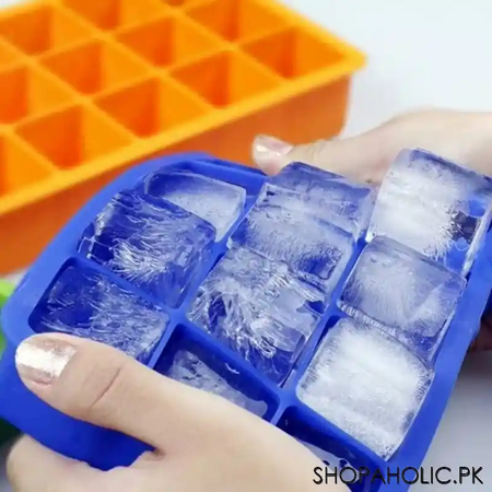 15 grids big ice cube tray square shape mold image5