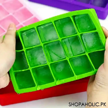 15 grids big ice cube tray square shape mold image6