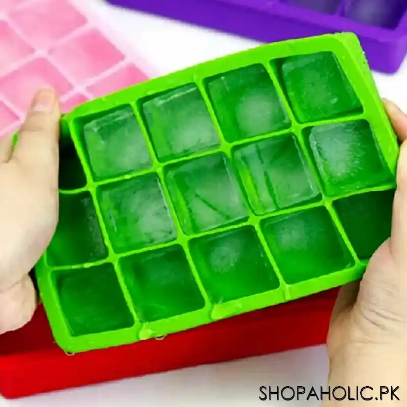 15 grids big ice cube tray square shape mold image6