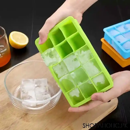 15 grids big ice cube tray square shape mold main image