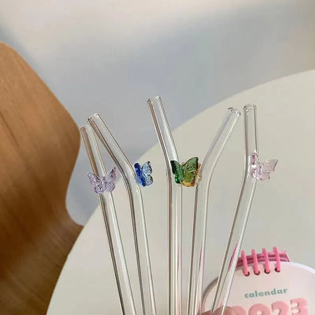 Set of 4 Cocktail Glass Straw - Image 6