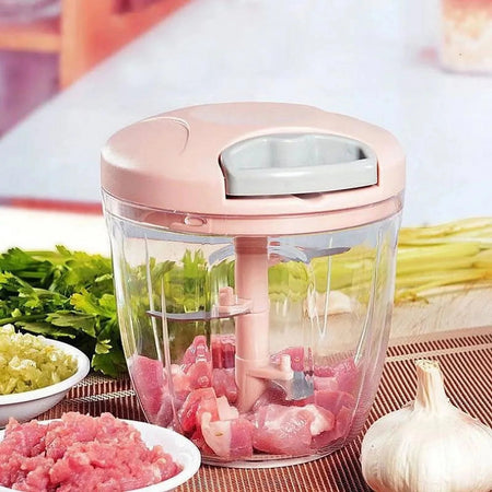 Manual Food Chopper – Stainless Steel Blade, Easy to Clean image 4