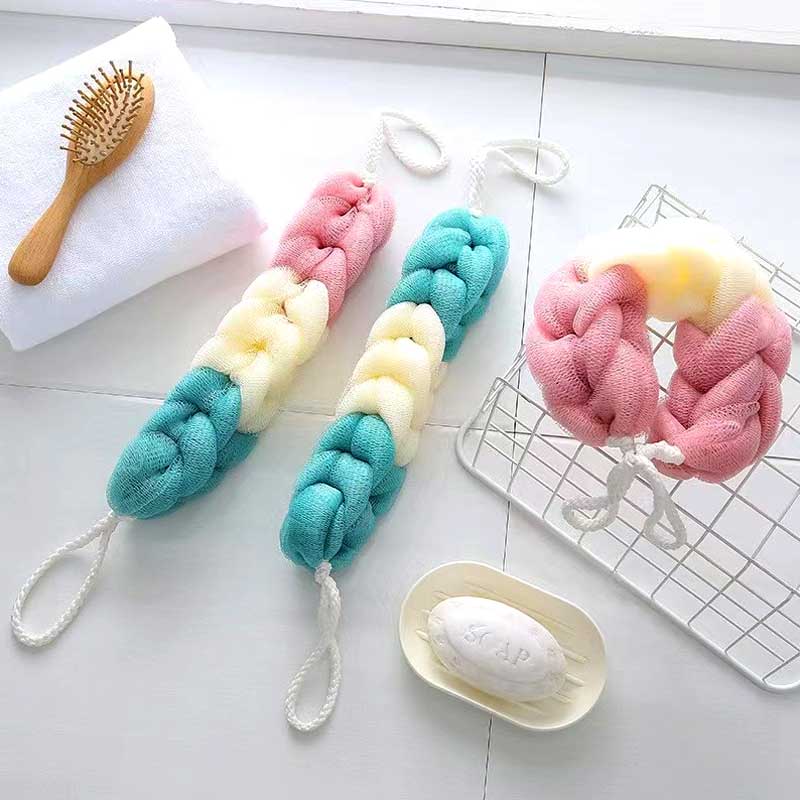 Long Loofah Sponge Bath Belt for Body Care Shower main image