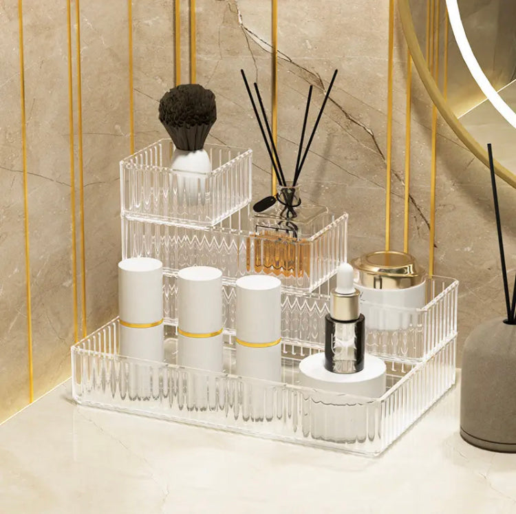 4pcs Acrylic Desk Drawer Organizers Set - image 2