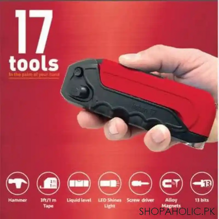 17 in 1 clever buddy multitool with flashlight image2
