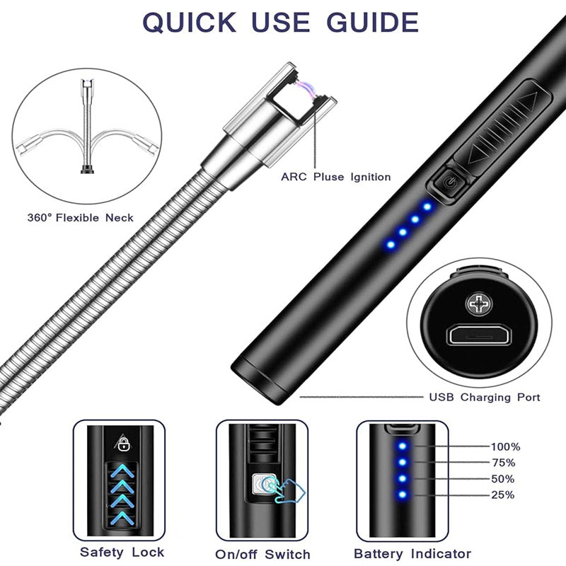 USB Rechargeable Electric Arc Lighter image 2