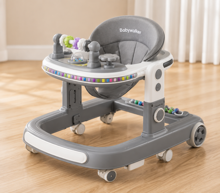 Deluxe Baby Walker - Grey