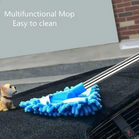 180 degree rotatable microfiber extendable triangular mop image5