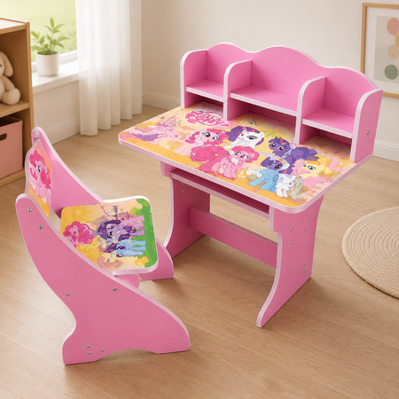 Infantes Kids Toy Story Study Desk With Chair - Pony