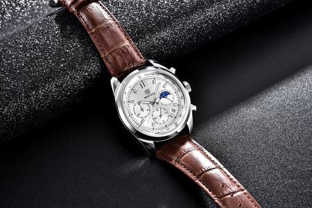 Benyar BY-5193 Mond Gesicht Chronograph Series image 5