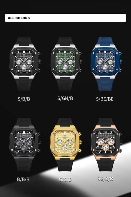 Naviforce NF-8037 Square Chronograph Edition image 19