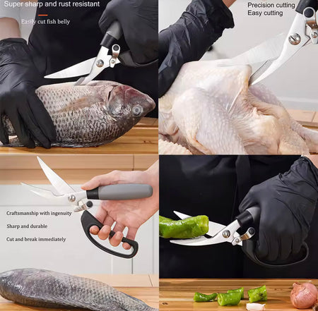 effort saving spring kitchen shears image 9