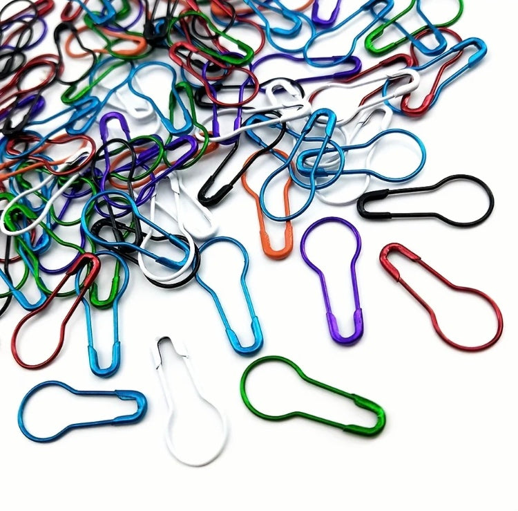 50Pcs Multi Colours Safety Pins - image 1