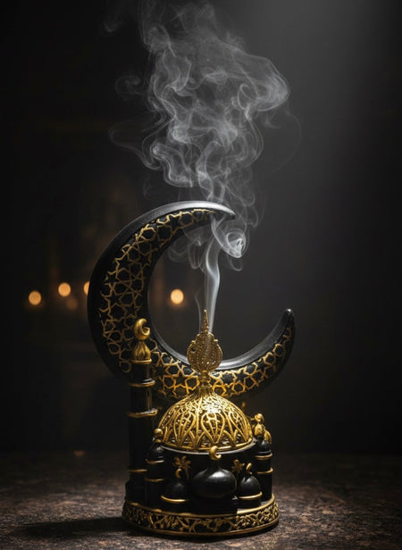 royal crescent ramadan incense lamp main image