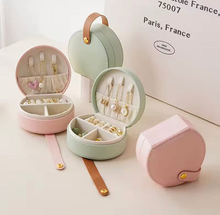 mini travel jewelry organizer box image 6