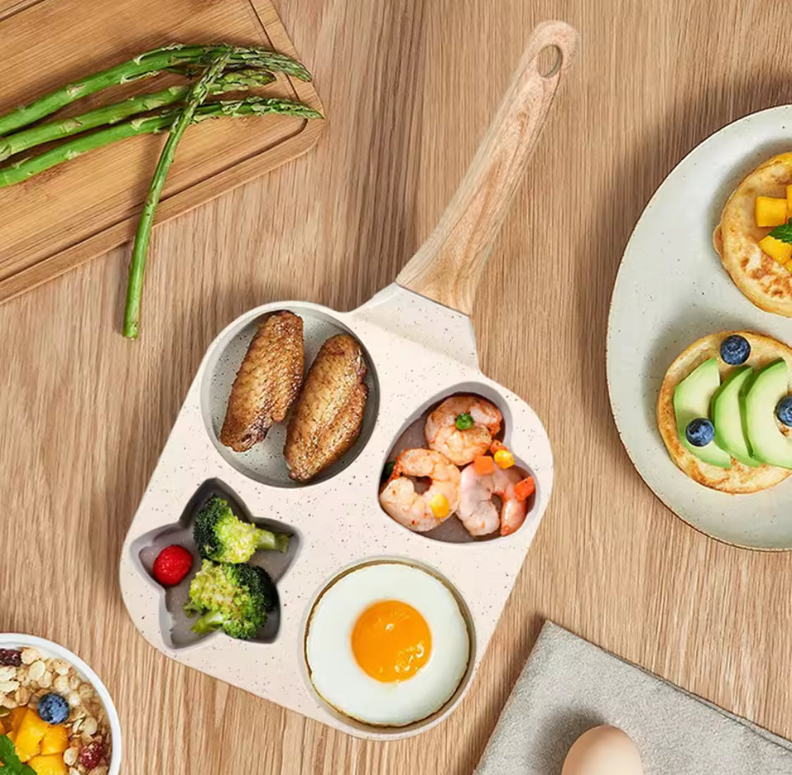 4 in 1 heat resistant omelette pan main image