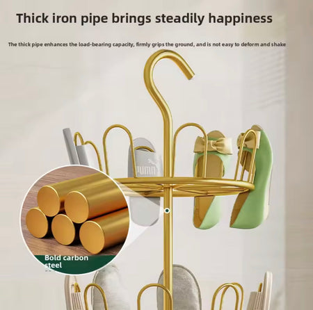 drying shoe rack with drain plate image 2
