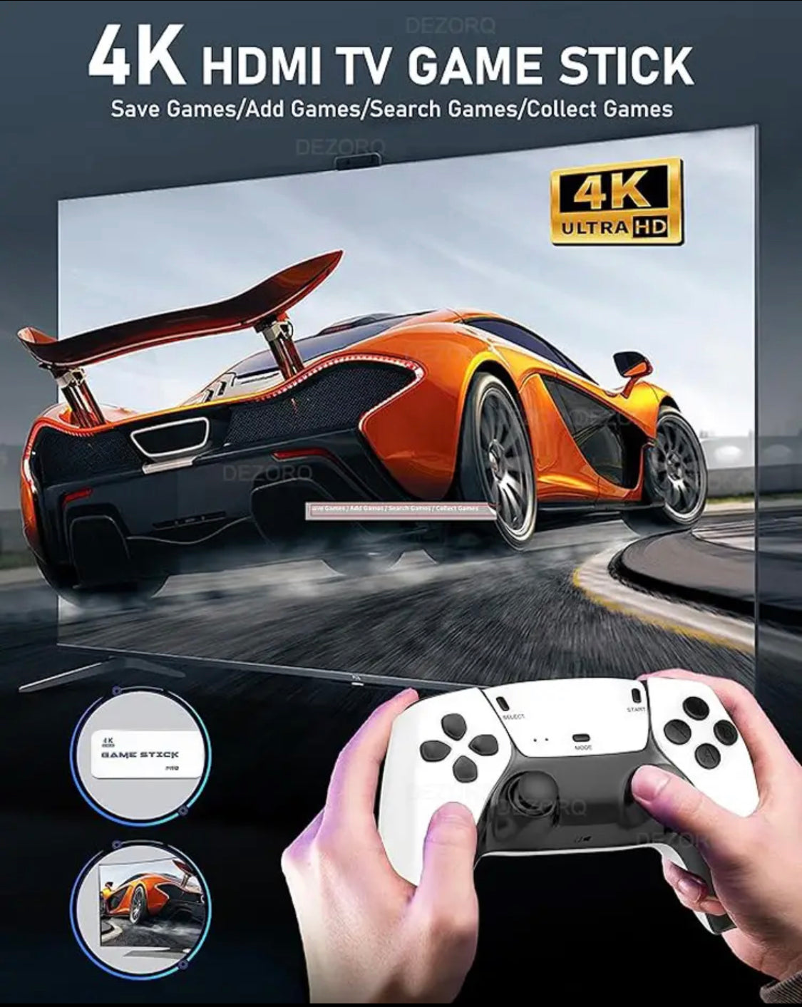 M15 4K HD Game Console with Double Wireless Controller - image 1