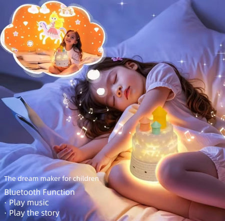 kids unicorn castle projector lamp image 6