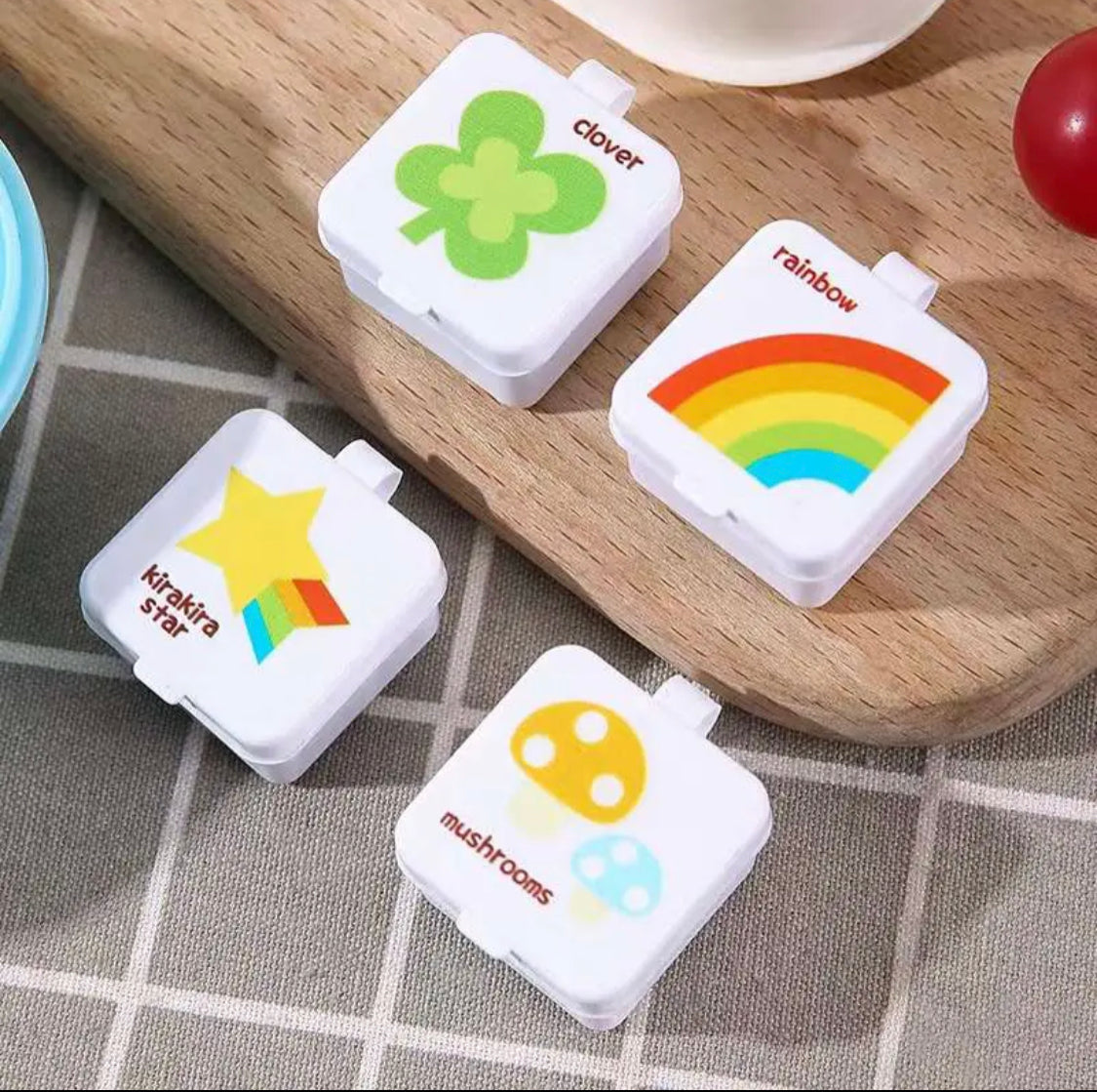 Pack of 4 Portable Small Salad Bento Box - image 1