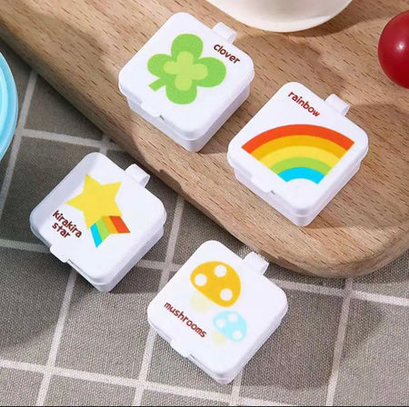 Pack of 4 Portable Small Salad Bento Box - image 1