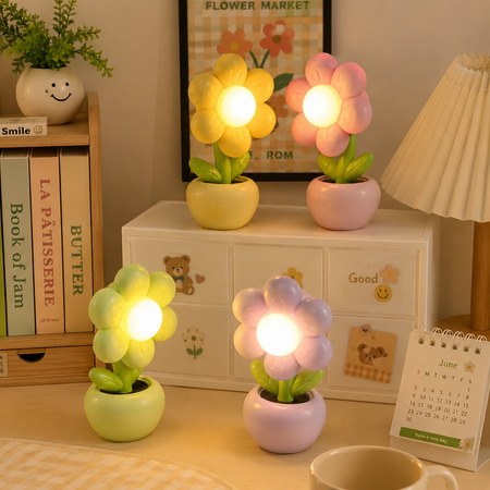 cute led mini flower lamp main image
