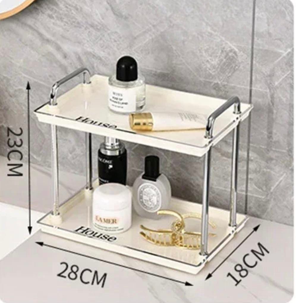 Double Layer Luxury Acrylic Storage Rack - image 6