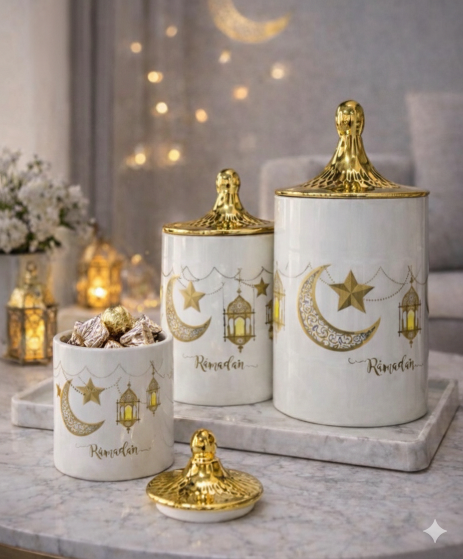 luxury 3pcs ramadan special dates jar main image