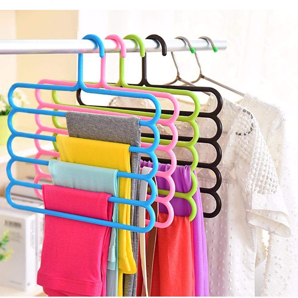 5-Layer Space-Saving Clothes Hanger image 2