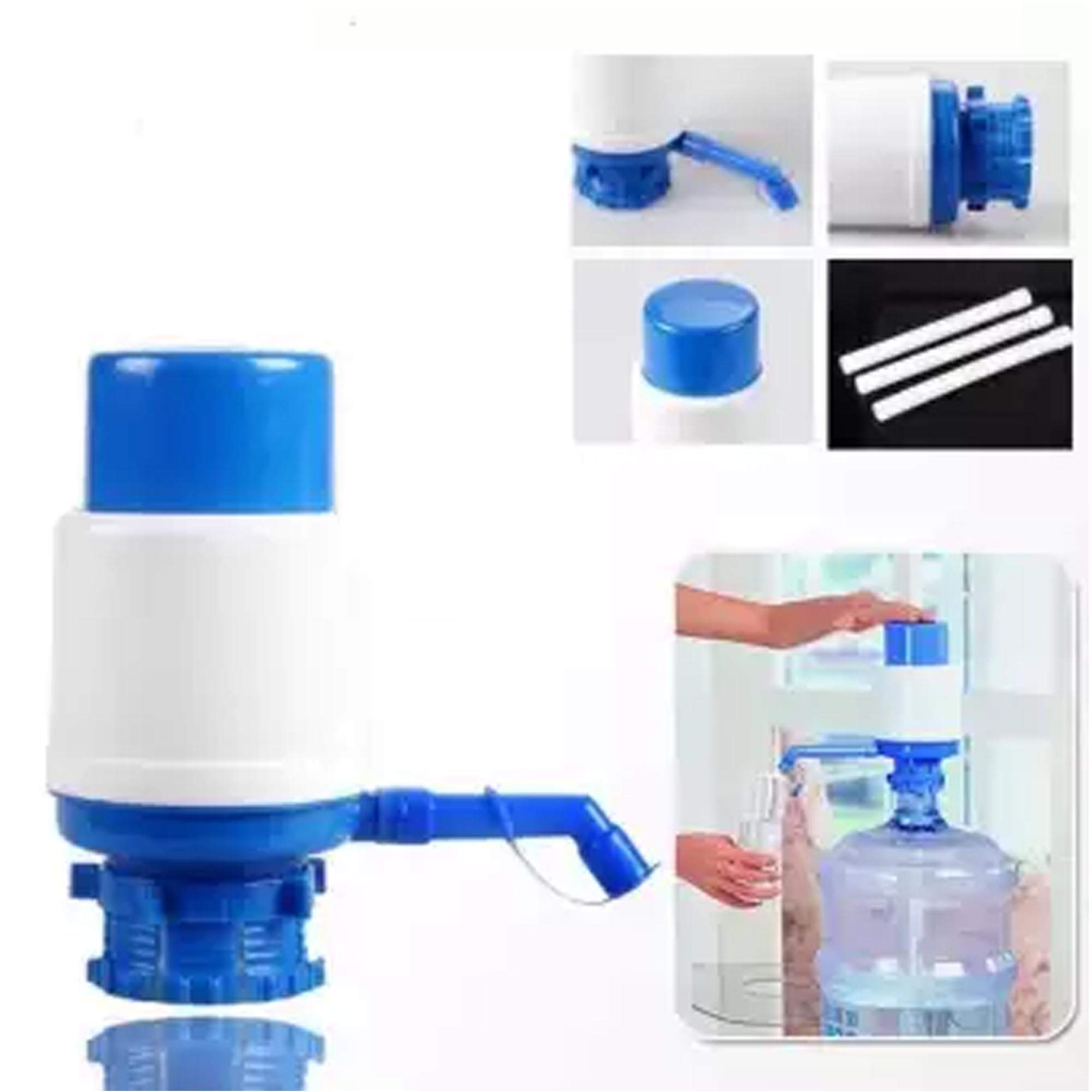 Manual Water Pump Dispenser For 19 Liter Water-premium Quality Imperial -Blue And White image 3