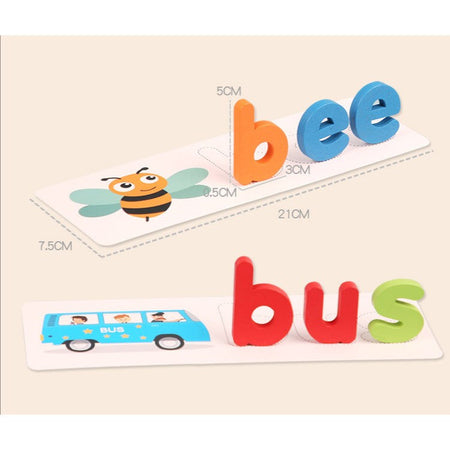 26 English Spelling Practice Cards for Early learning