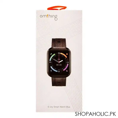 1more omthing e joy smart watch plus, black, wod003 image2
