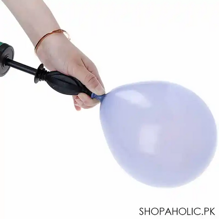 1pc manual mini blowing balloon pump image7