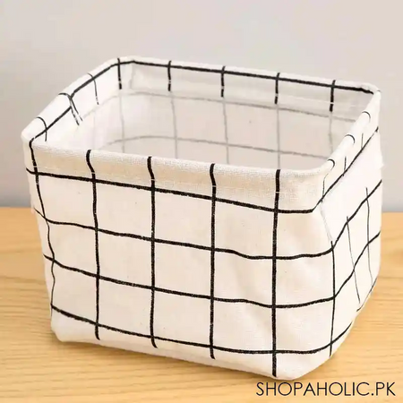 1pc Oxford Mini Organizer Basket - Image 4