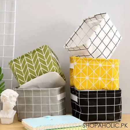 1pc Oxford Mini Organizer Basket - Main Image