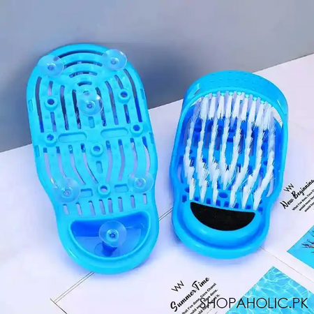 1pc pedicure foot cleaner massage brush with suction image3