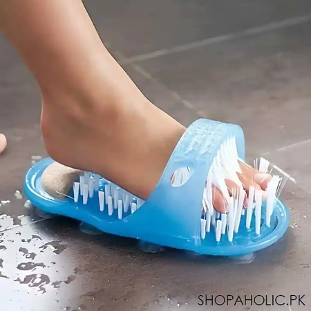 1pc pedicure foot cleaner massage brush with suction main image