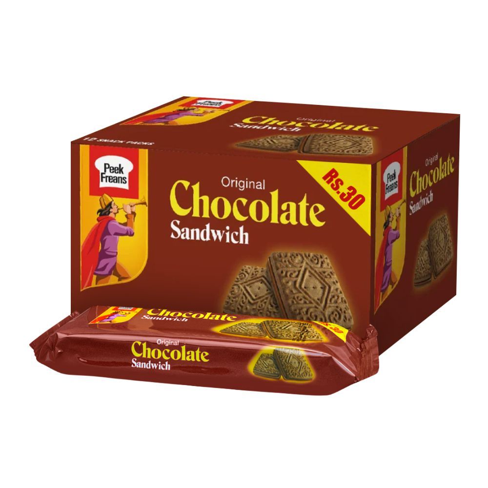 Peek Freans Original Chocolate Sandwich, 12-Munch Pack - Main Image
