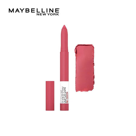 Maybelline New York Super Stay Ink Crayon Matte Longwear Lipstick, 8hrs long wear Matte Lipstick -85 Change Is Good - Main Image