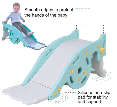 2 In 1 Children Baby Rocking Horse Climbing Slide