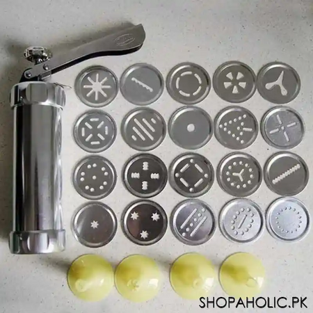2 in 1 biscuit maker & piping gun (10 disc) image3