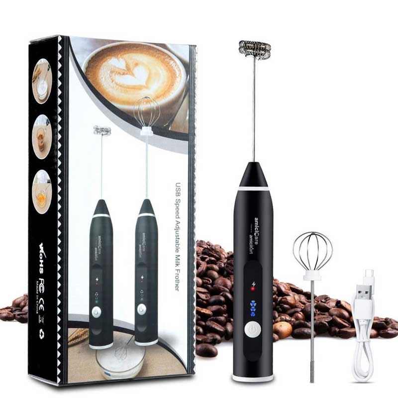 2 in 1 Rechargeable Handheld High Speed Coffee & Egg Beater