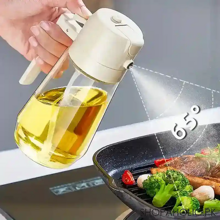 2 in 1 oil spray bottle & dispenser   450ml image2