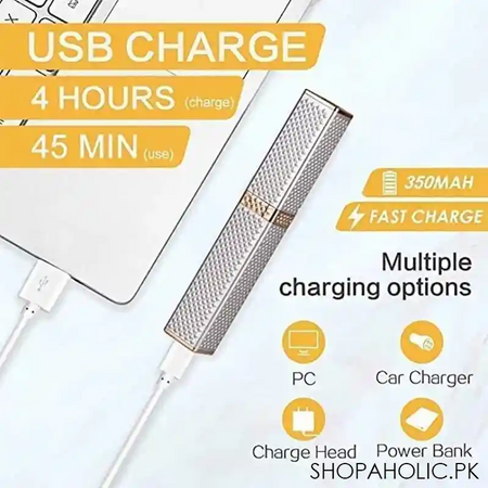 2 in 1 rechargeable facial and eyebrow hair remover for women image3