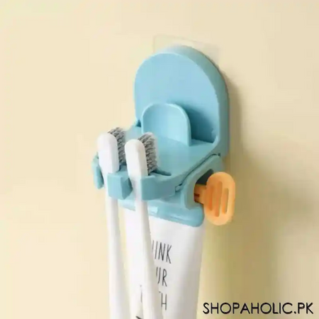 2 in 1 toothpaste squeezer and toothbrush holder image5