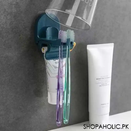 2 in 1 toothpaste squeezer and toothbrush holder image6