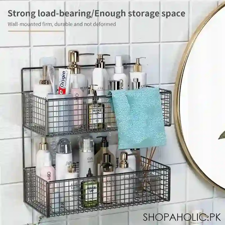 2 layer multipurpose storage rack image2