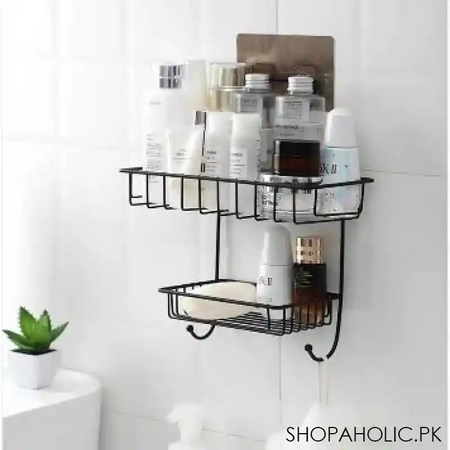 2 layer multipurpose wall rack image2