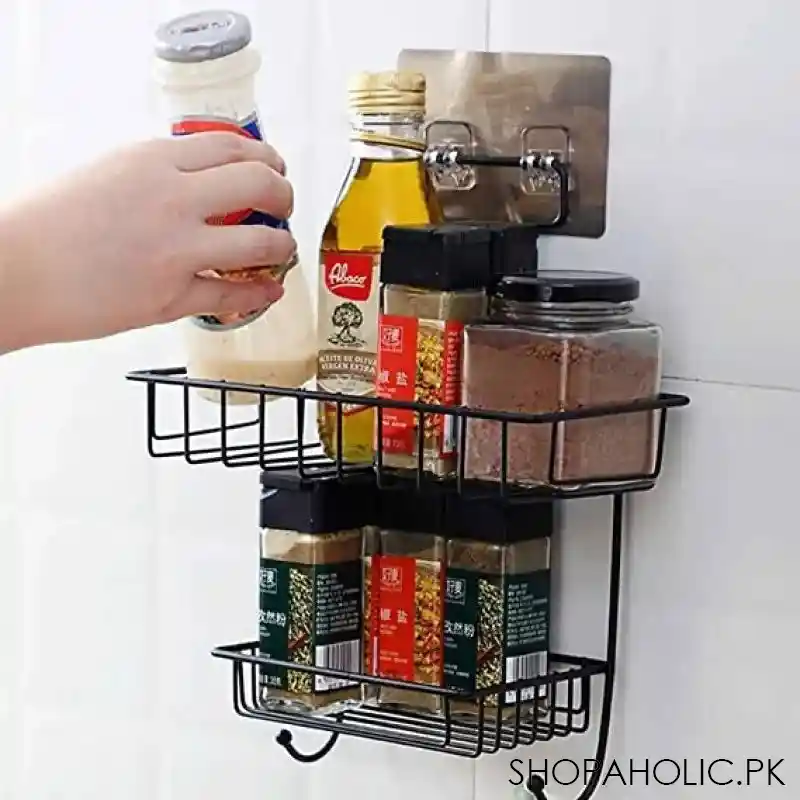 2 layer multipurpose wall rack image3